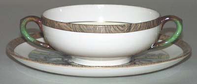 Soup Cup and Saucer c1930s